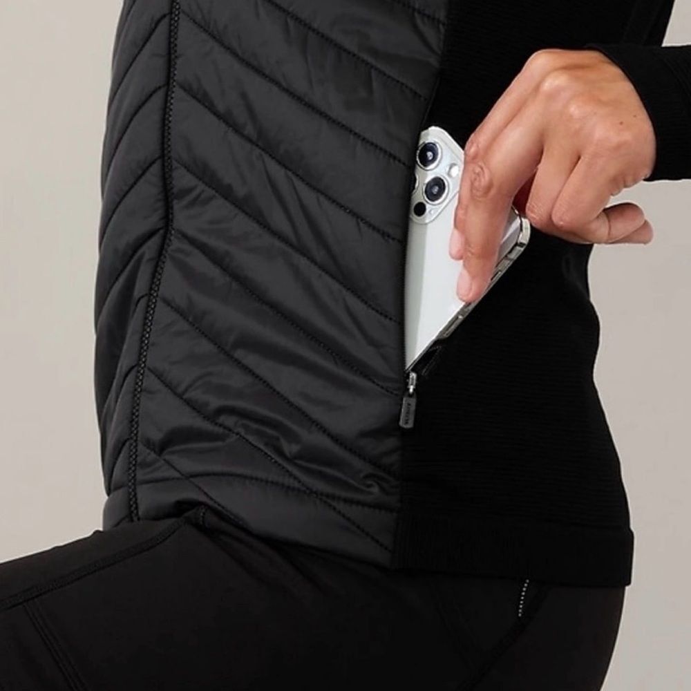 Athleta FLURRY FORCE INSULATED PRIMALOFT® JACKET 2.0 NEW with tags XXS Black - Picture 5 of 16
